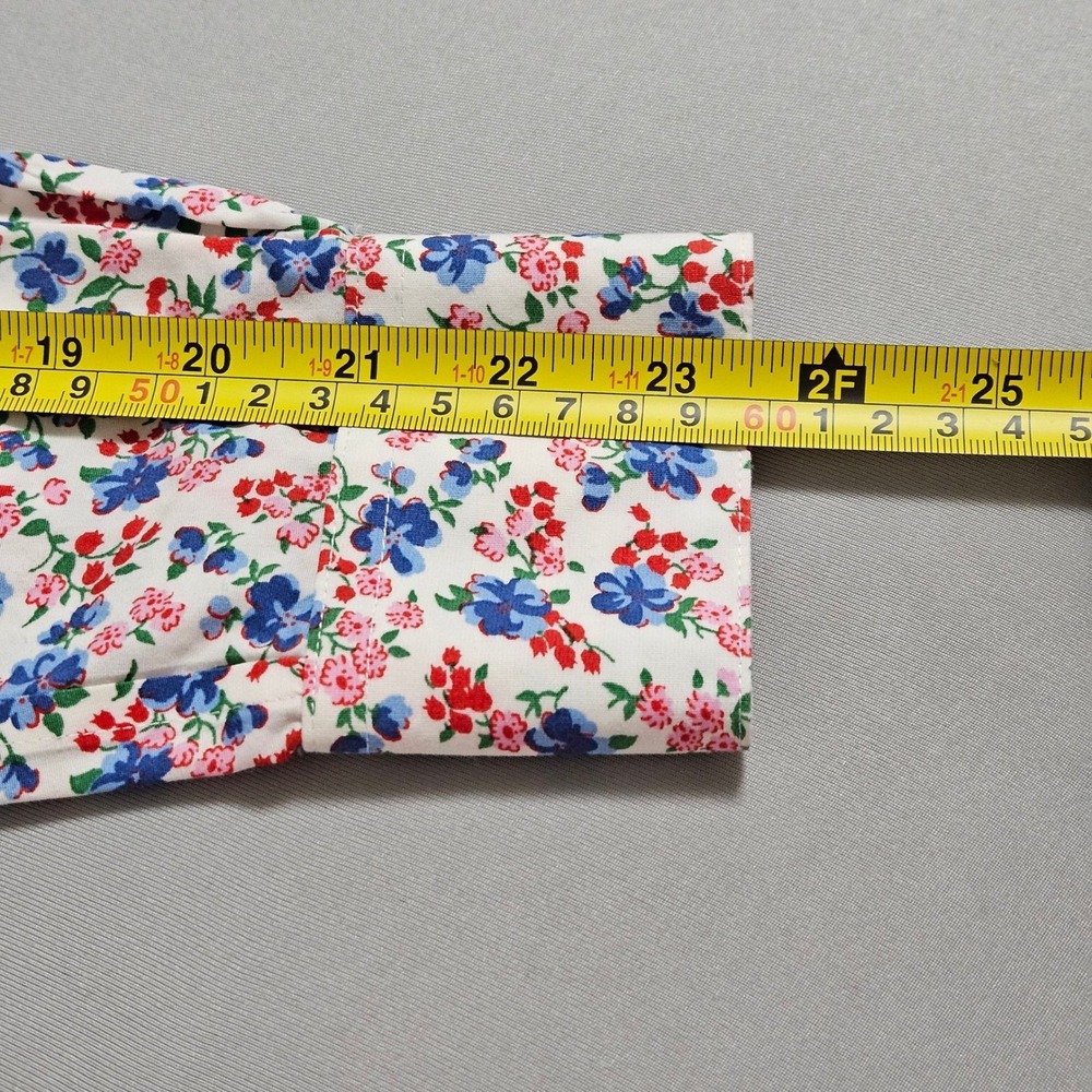Brooks Brothers 6 Coquette Cottagecore Floral Supima Cotton Button Down Preppy - Picture 8 of 9